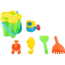 Набор игровой для песка BIGGA Ведерко с формочками, 7 предметов в магазинах Лента