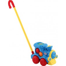 Игрушка-каталка BIGGA Паровозик, со звуковыми эффектами Арт. 0373 в магазинах Лента