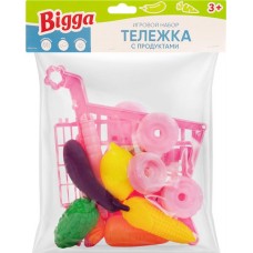 Набор игровой BIGGA Тележка с продуктами в магазинах Лента