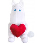 Игрушка мягкая MOOMIN Муми-тролль с сердцем 27см
