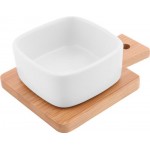 Соусник HOMECLUB на подставке, керамика, бамбук Арт. 41CBK1926/41CBK1920/OS202011 Соусник HOMECLUB на подставке, керамика, бамбук Арт. 41CBK1926/41CBK1920/OS202011