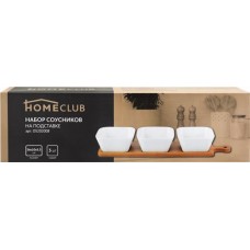 Набор соусников HOMECLUB квадратные, на подставке в магазинах Лента