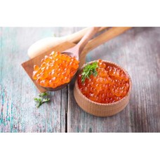 Икра лососевая зернистая горбуша, весовая в магазинах Лента