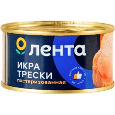Икра трески ЛЕНТА, 125г в магазинах Лента