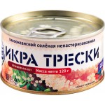 Икра трески СОКРОВИЩА ОКЕАНА, 120г