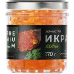 Икра кеты ЛЕНТА PREMIUM зернистая, 170г
