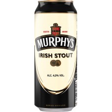 Пиво темное MURPHYS IRISH STOUT фильтрованное пастеризованное 4%, 0.5л в магазинах Лента
