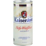 Пиво светлое KAISERDOM Hefe-Weisbier нефильтрованное пастеризованное, 4,7%, ж/б, 1л