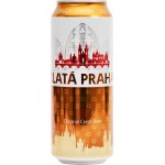 Пиво светлое ZLATA PRAHA фильтрованное пастеризованное, 4,7%, ж/б, 0.5л