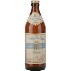 Пиво светлое BAYREUTHER HELL фильтрованное непастеризованное 4,9%, 0.5л в магазинах Лента
