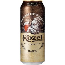 Пиво темное VELKOPOPOVICKY KOZEL Dark фильтрованное пастеризованное, 3,8%, ж/б, 0.5л в магазинах Лента