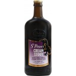 Пиво темное ST PETER'S Cream stout Английский стаут фильтрованное пастеризованное 6,5%, 0.5л