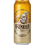 Пиво светлое VELKOPOPOVICKY KOZEL Premium lager фильтрованное пастеризованное, 4,6%, ж/б, 0.5л