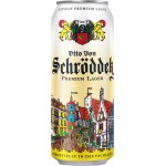 Пиво светлое OTTO VON SCHRODDER Premium lager фильтрованное пастеризованное, 4,9%, ж/б, 0.5л