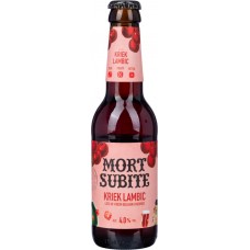 Напиток пивной светлый MORT SUBITE Kriek lambic светлый фильтрованный пастеризованный, 4%, 0.25л в магазинах Лента