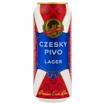 Пиво светлое CESKYE PIVO Lager фильтрованное пастеризованное 4,6%, ж/б, 0.5л