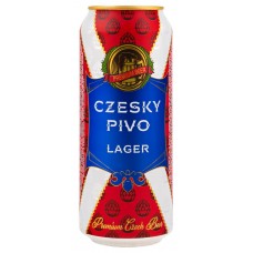 Пиво светлое CESKYE PIVO Lager фильтрованное пастеризованное 4,6%, ж/б, 0.5л в магазинах Лента