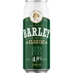 Пиво светлое BARLEY Classic фильтрованное пастеризованное, 4%, 0.5л