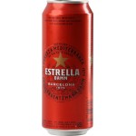 Пиво светлое ESTRELLA Damm фильтрованное пастеризованное, 4,6%, ж/б, 0.5л