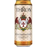 Пиво светлое THRON WEIZEN пшеничное нефильтрованное пастеризованное 4,9%, 0.5л
