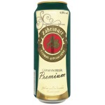 Пиво светлое ZAHRINGER Premium фильтрованное пастеризованное 4,8%, 0.5л