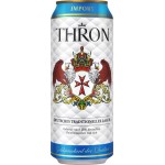 Пиво светлое THRON LAGER фильтрованное пастеризованное 4,9%, 0.5л