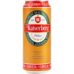Пиво светлое KAISERBERG Weisse пшеничное нефильтрованное пастеризованное 4,9–5,3%, 0.5л