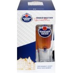 Промо-набор SCHNEIDER Пиво светлое Weisse Helle Weisse Weissbier Tap 01 нефильтрованное непастеризованное 4,9%+бокал, 3x0.5л