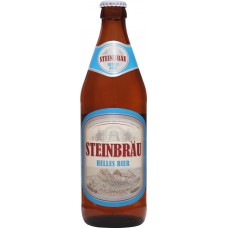 Пиво светлое STEINBRAU Helles фильтрованное пастеризованное 5,2%, 0.5л в магазинах Лента