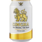 Пиво светлое SINGHA фильтрованное пастеризованное 5%, 0.33л