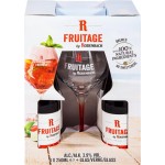 Промо-набор RODENBACH Напиток пивной Fruitage фильтрованное пастеризованное 3,9%, 4х0.25л+бокал, 1л