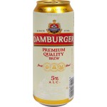 Пиво светлое DAMBURGER фильтрованное пастеризованное 5%, 0.5л