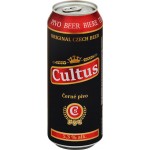 Пиво темное CULTUS Cerne Pivo фильтрованное пастеризованное 5,3%, 0.5л