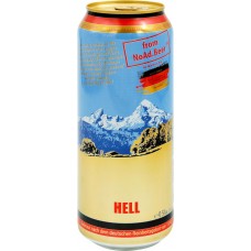 Пиво светлое NOAD.BEER Hell фильтрованное пастеризованное 4,1%, 0.5л в магазинах Лента