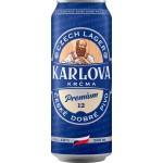 Пиво светлое KARLOVA KRCMA PREMIUM фильтрованное пастеризованное 4,8%, 0.5л