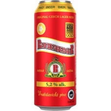 Пиво светлое REICHENBERGER Svetly Lezak фильтрованное пастеризованное 5,2%, 0.5л в магазинах Лента