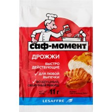 Дрожжи хлебопекарные САФ Момент быстродействующие, 11г в магазинах Лента