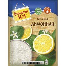 Лимонная кислота РУССКИЙ ПРОДУКТ, 80г в магазинах Лента