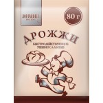 Дрожжи сухие ДОМАШНЕЕ БИСТРО быстродействующие, 80г Дрожжи сухие ДОМАШНЕЕ БИСТРО быстродействующие, 80г