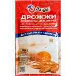 Дрожжи сухие для выпечки и напитков ANGEL активные, 100г Дрожжи сухие для выпечки и напитков ANGEL активные, 100г