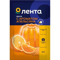 Желе ЛЕНТА со вкусом апельсина, 50г в магазинах Лента