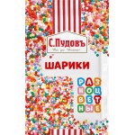 Посыпка кондитерская С.ПУДОВЪ Шарики разноцветные, 10г Посыпка кондитерская С.ПУДОВЪ Шарики разноцветные, 10г