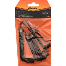 Набор имбусовых ключей SPARTA HEX, 1,5–10 мм, оксидированные, на кольце, 10шт в магазинах Лента