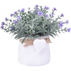 Растение искусственное в горшке Кампанула h=15см, Арт. WPF201942 в магазинах Лента