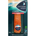 Семга подкопченная РУССКОЕ МОРЕ филе-кусок, 200г