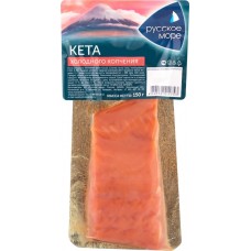 Кета холодного копчения РУССКОЕ МОРЕ филе-кусок, 150г в магазинах Лента