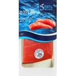 Форель слабосоленая 5 ОКЕАНОВ филе-кусок с кожей, 200г Форель слабосоленая 5 ОКЕАНОВ филе-кусок с кожей, 200г