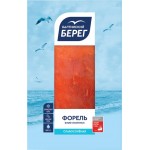 Форель слабосоленая БАЛТИЙСКИЙ БЕРЕГ филе-ломтики, 100г Форель слабосоленая БАЛТИЙСКИЙ БЕРЕГ филе-ломтики, 100г