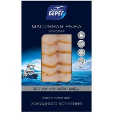 Эсколар масляная рыба холодного копчения БАЛТИЙСКИЙ БЕРЕГ филе-ломтики, 100г в магазинах Лента