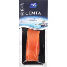 Лосось Атлантический семга подкопченный БАЛТИЙСКИЙ БЕРЕГ филе-кусок с кожей, 150г в магазинах Лента